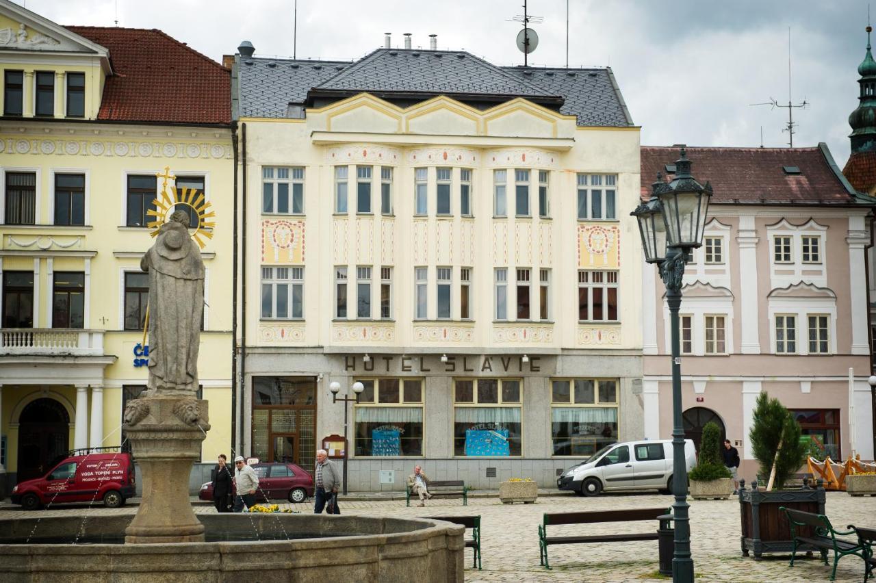 Hotel Slávie Pelhřimov Exterior foto